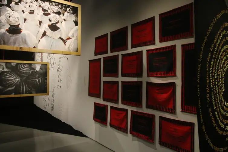 São Paulo (SP), 21/05/2024 - Mostra Línguas Africanas que Fazem o Brasil, com curadoria de Tiganá Santana, no Museu da Língua Portuguesa. Foto: Rovena Rosa/Agência Brasil