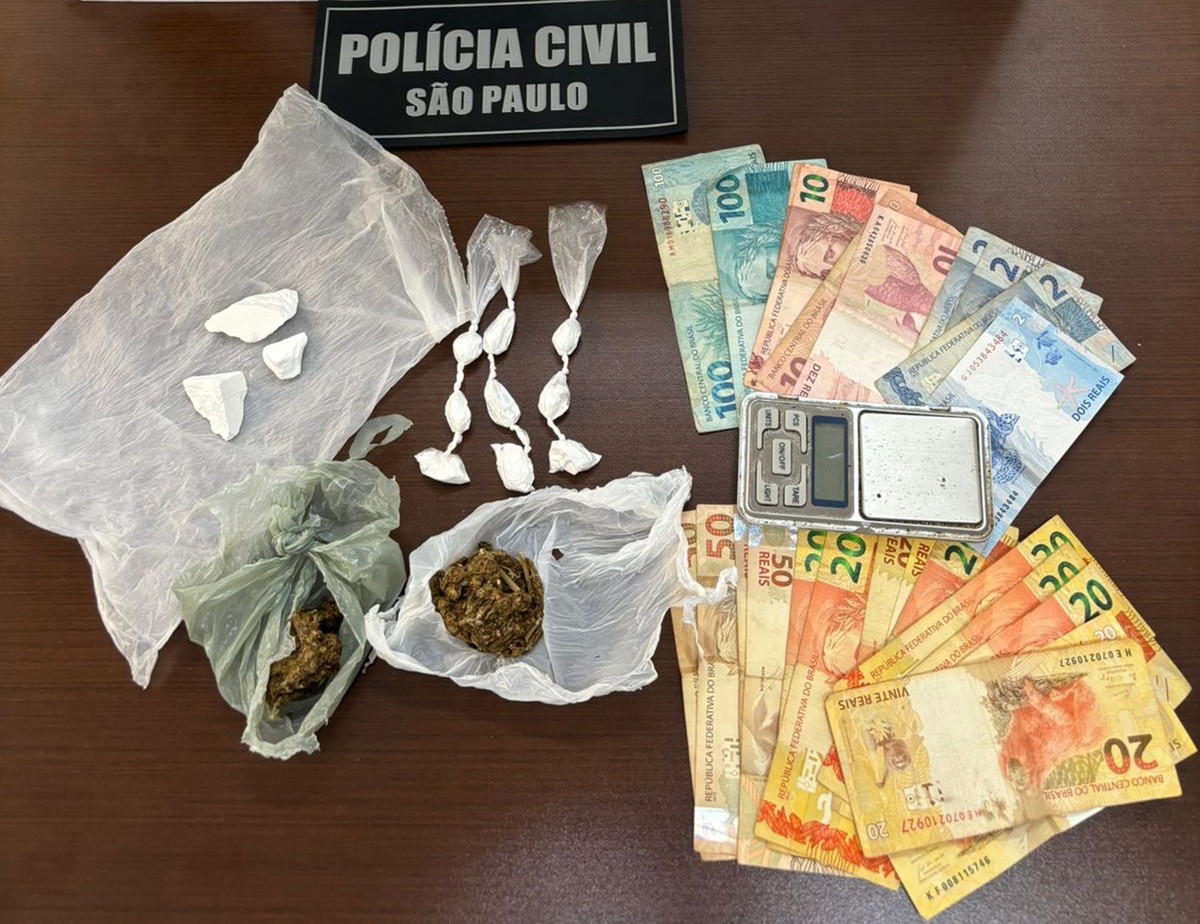 Polícia Civil localiza porções de cocaína e maconha em residência e morador acaba preso em flagrante | Presidente Prudente e Região