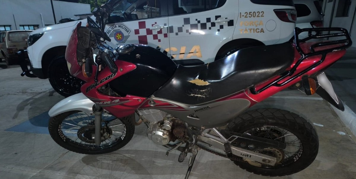 Jovem perde placa de motocicleta, coloca outra no lugar e acaba preso por adulteração em Dracena