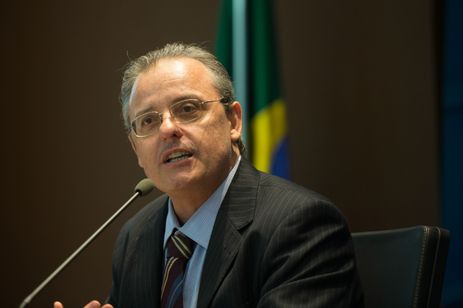 O diretor de Políticas, Instituições e Democracia do IPEA, Daniel Cerqueira,  durante apresentação dos livros Pensamento Estratégico, Planejamento Governamental e Desenvolvimento no Brasil(Marcelo Camargo/Agência Brasil)