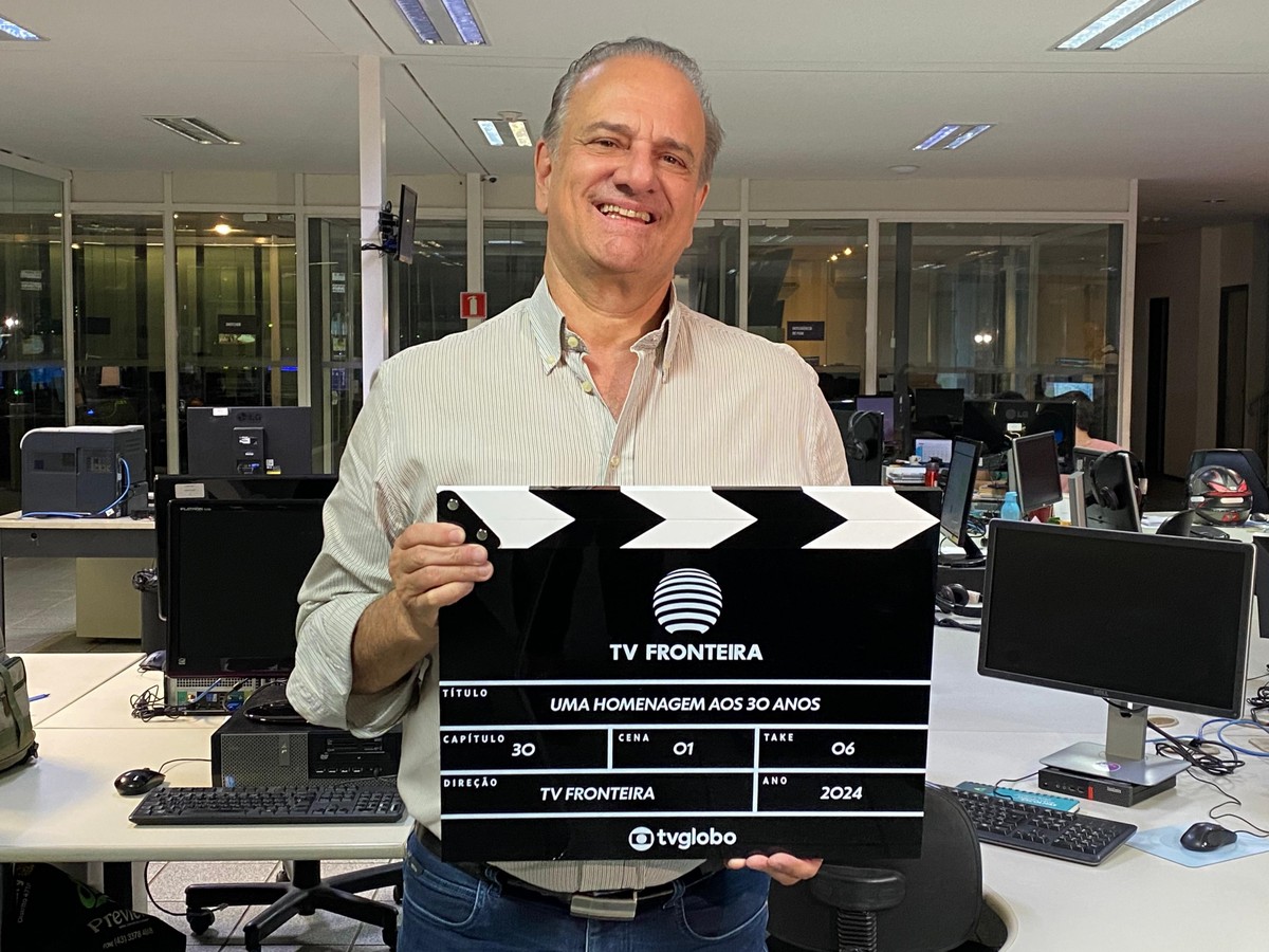 Rede Globo envia à TV Fronteira placa em homenagem aos 30 anos da afiliada no Oeste Paulista | Presidente Prudente e Região