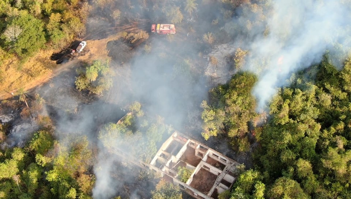 Incêndio atinge 20 mil m² de Área de Preservação Permanente pela 3ª vez em menos de uma semana, em Indiana