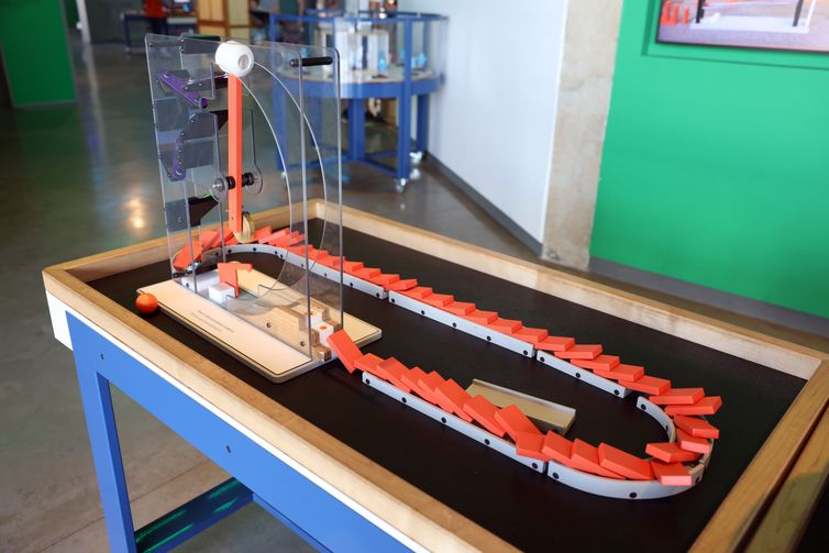 Valter Campanato/Agência Brasil Brasília (DF), 07.07.2024 - Exposição no Sesi Lab, Festival Brinca Mais. Foto: Valter Campanato/Agência Brasil