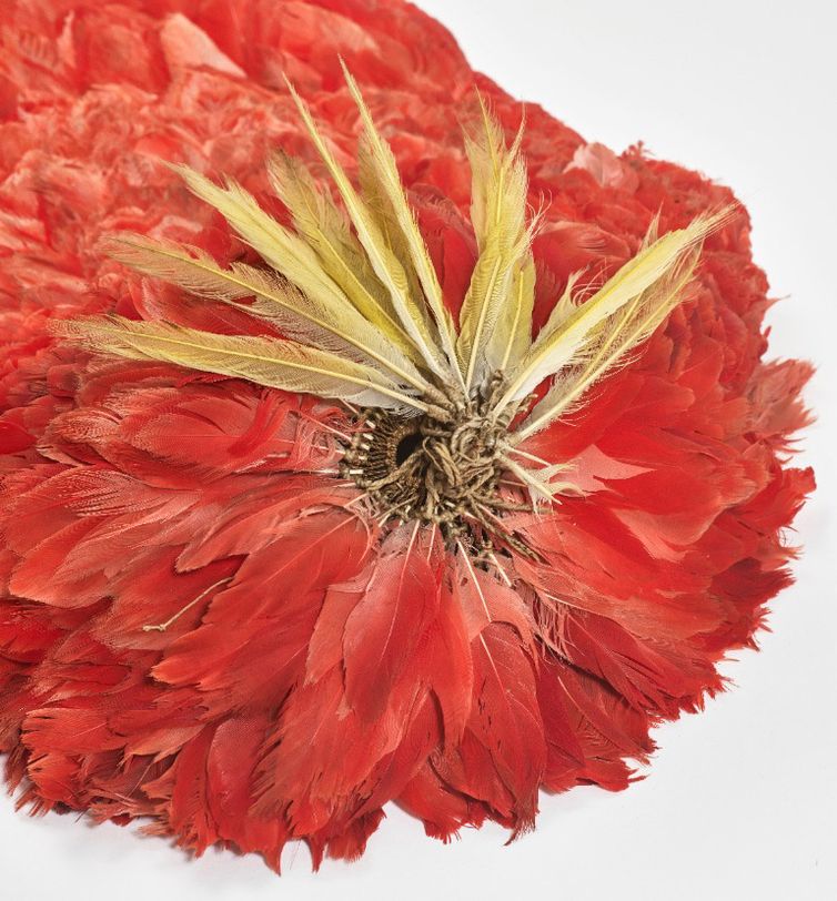 Museu Nacional da Dinamarca Manto Tupinambá. Foto: Museu Nacional da Dinamarca