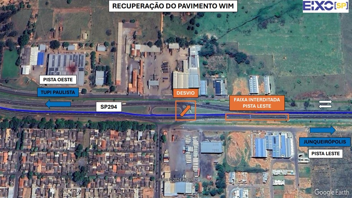 Obras no asfalto interditam trecho da Rodovia Comandante João Ribeiro de Barros, em Dracena | Presidente Prudente e Região