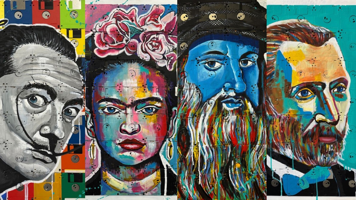 Professor e artista de Presidente Prudente expõe obras que homenageiam nomes da história da arte em mostra na Itália | Presidente Prudente e Região