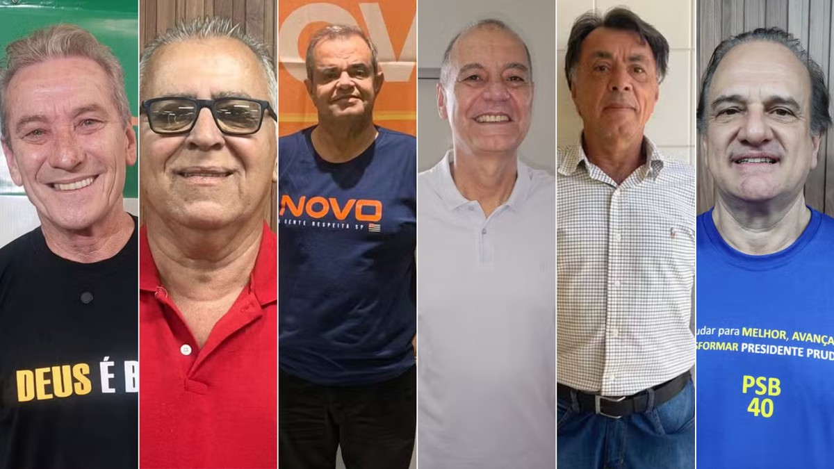 Com o fim das convenções partidárias, Presidente Prudente tem seis candidatos a prefeito nas Eleições 2024; veja nomes | Eleições 2024 em Prudente e Região – SP