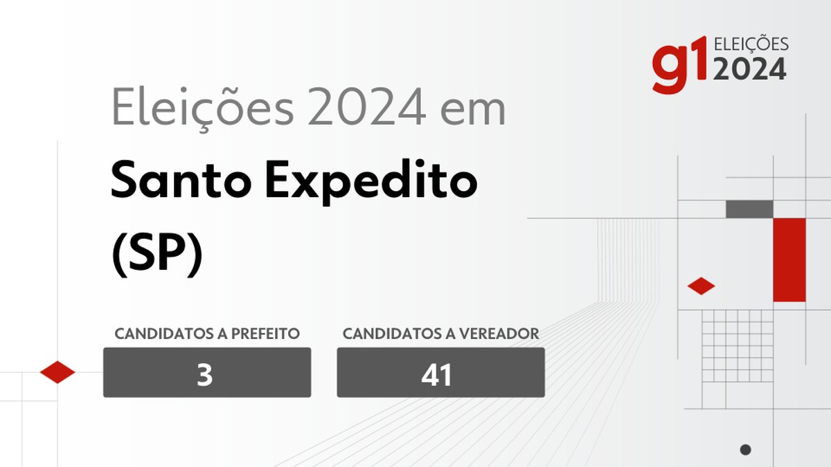 Eleições 2024 em Santo Expedito (SP): veja os candidatos a prefeito e a vereador | Eleições 2024 em Prudente e Região – SP