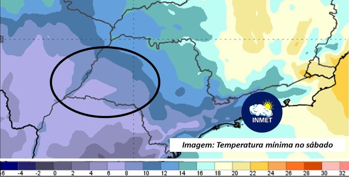 Instituto Nacional de Meteorologia alerta para onda de frio que deve atingir a região de Presidente Prudente, a partir desta quinta-feira, com mínima de 3ºC | Presidente Prudente e Região