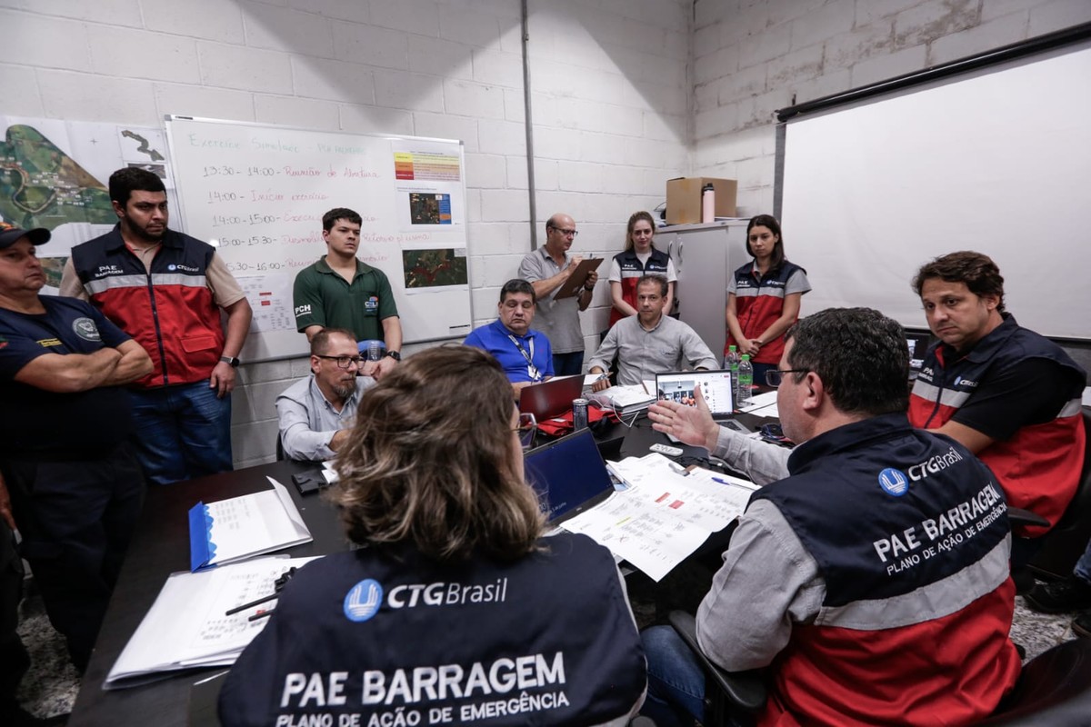 Usina Hidrelétrica Rosana realiza primeiro simulado de evacuação de emergência de barragem | Presidente Prudente e Região