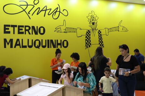 São Paulo (SP), 11/09/2024 - Homenagem ao Ziraldo na 27ª Bienal Internacional do Livro de São Paulo, no Anhembi. Foto: Rovena Rosa/Agência Brasil