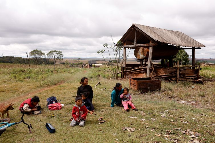 Amambai (MS), 24/08/2024 - Retomada Guapo’y Mirin Tujury, localizada ao lado da Reserva Indígena de Amambai. Foto: Tânia Rêgo/Agência Brasil