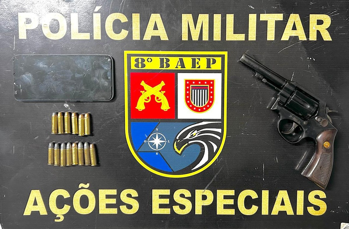 Homem esconde munições no bolso de bermuda e acaba preso por porte ilegal de arma de fogo em Presidente Prudente
