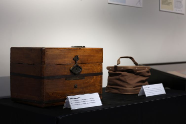 São Paulo (SP), 02/10/2024 -  Exposição sobre o processo eleitoral  no Espaço Democrático Poeta Paulo Bonfim, no Tribunal Regional Eleitoral de São Paulo - TRE-SP. Foto: Rovena Rosa/Agência Brasil