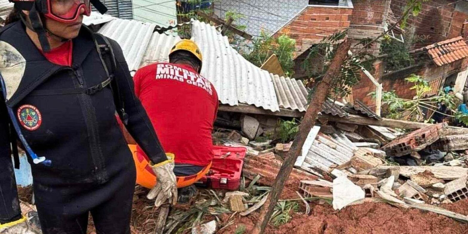 Deslizamentos em Ipatinga deixam pelo menos seis mortos