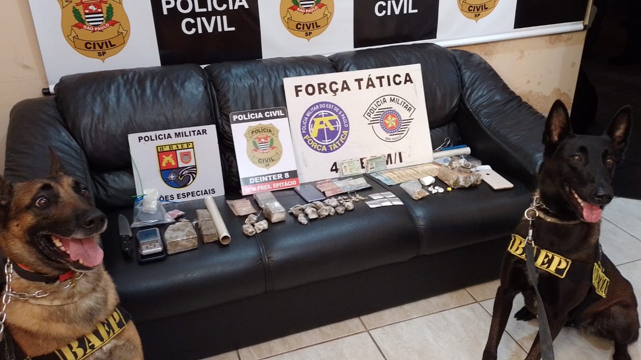Em operação de combate ao tráfico de drogas, quatro homens são presos nos bairros Jardim Renascer e Alto do Mirante, em Presidente Epitácio | Presidente Prudente e Região