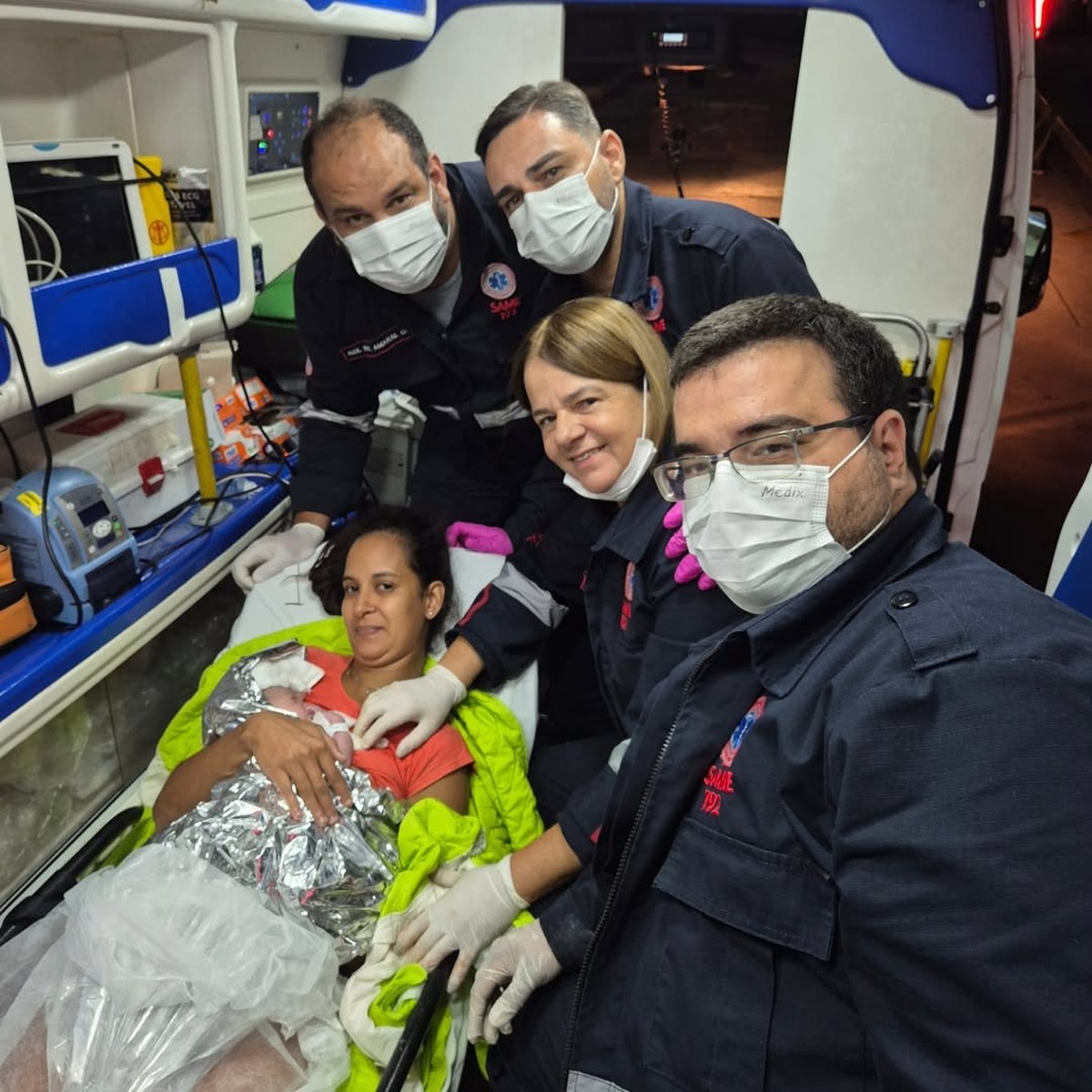 No Dia das Mães, mulher entra em trabalho de parto a caminho do hospital e bebê nasce dentro de ambulância em Pres. Prudente | Presidente Prudente e Região
