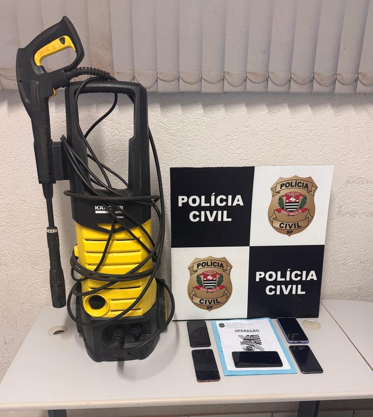 Operação Entre Fronteiras apreende no PR máquina lavadora de pressão furtada em SP e prende em flagrante suspeito de ‘gato’ | Presidente Prudente e Região