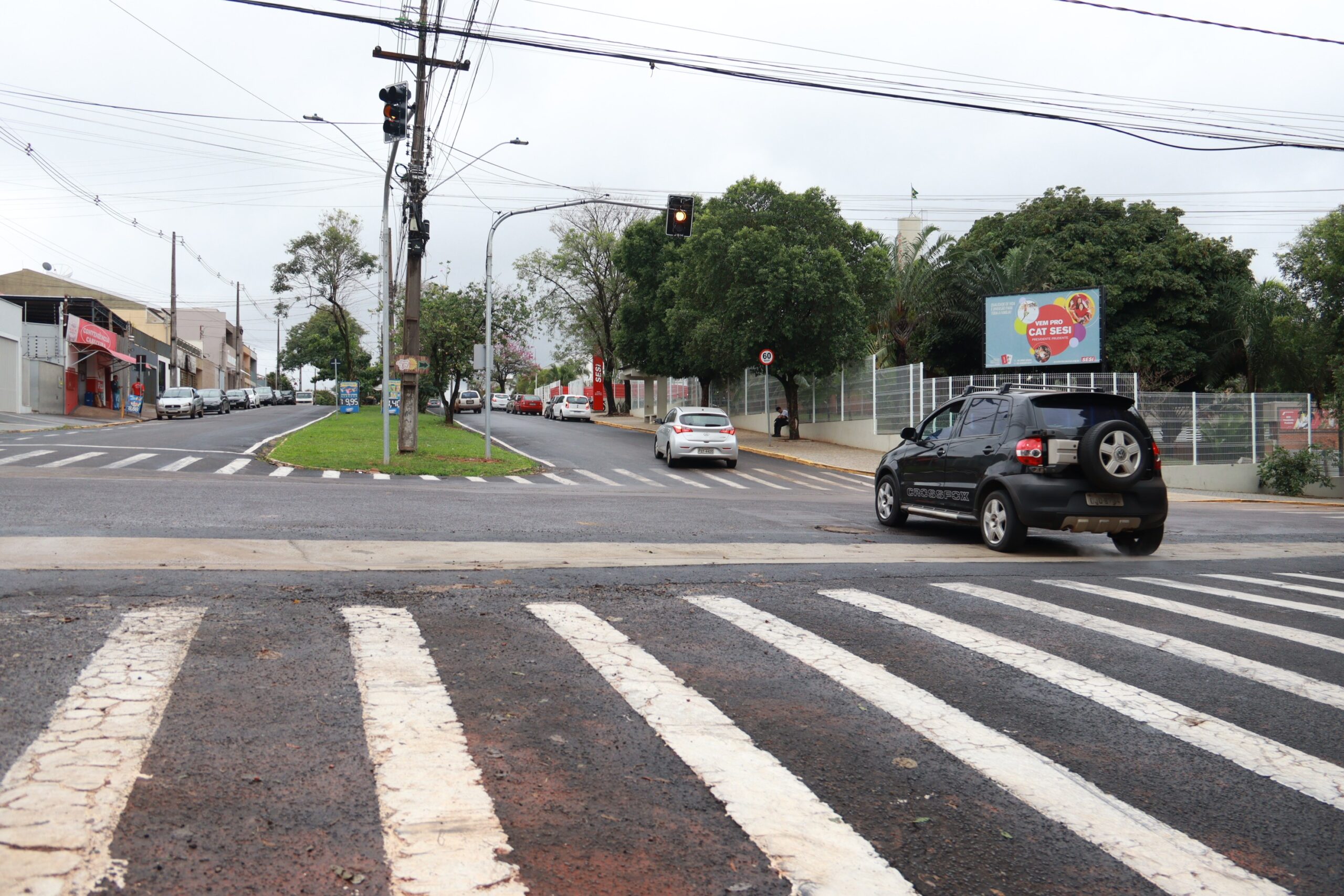 Novos semáforos começam a funcionar na quinta-feira em cruzamento na Vila Furquim, em Presidente Prudente | Presidente Prudente e Região
