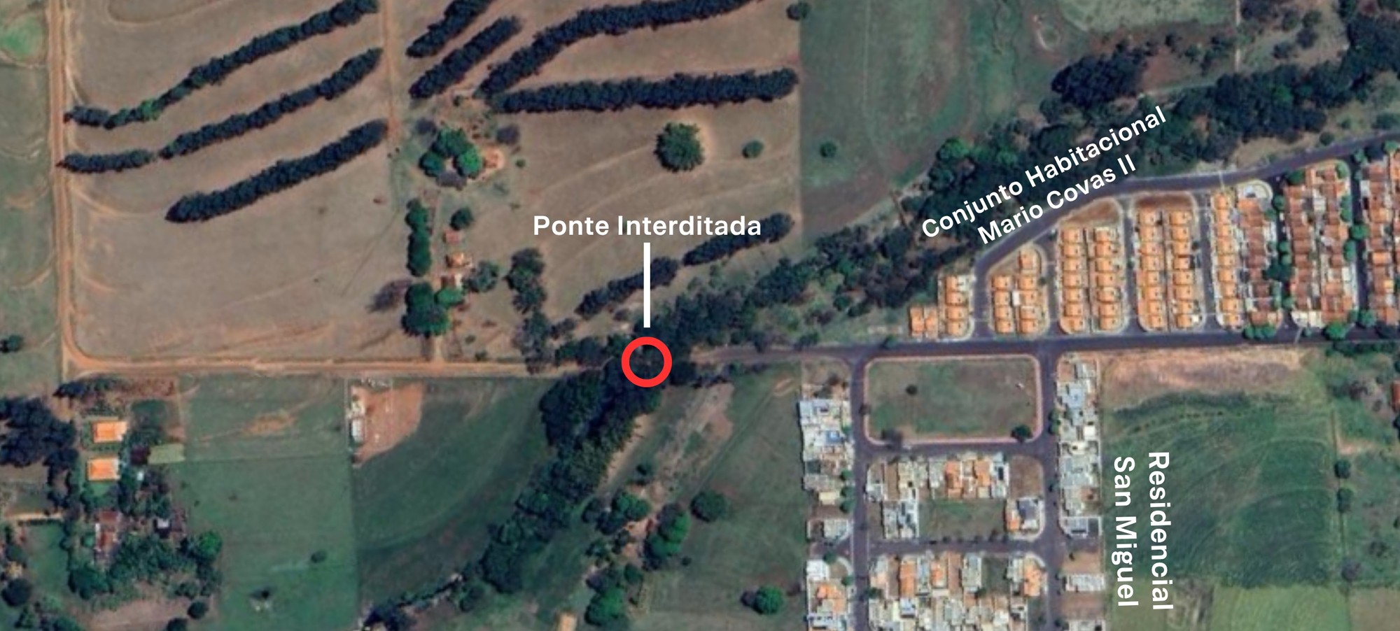 Defesa Civil interdita ponte do Córrego das Caldeiras para obras no local, em Adamantina | Presidente Prudente e Região