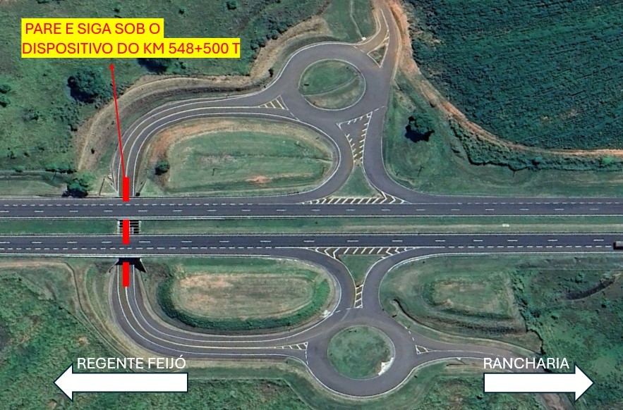 Trecho da Rodovia Raposo Tavares terá sistema ‘Pare e Siga’ para manutenção de viaduto, em Regente Feijó