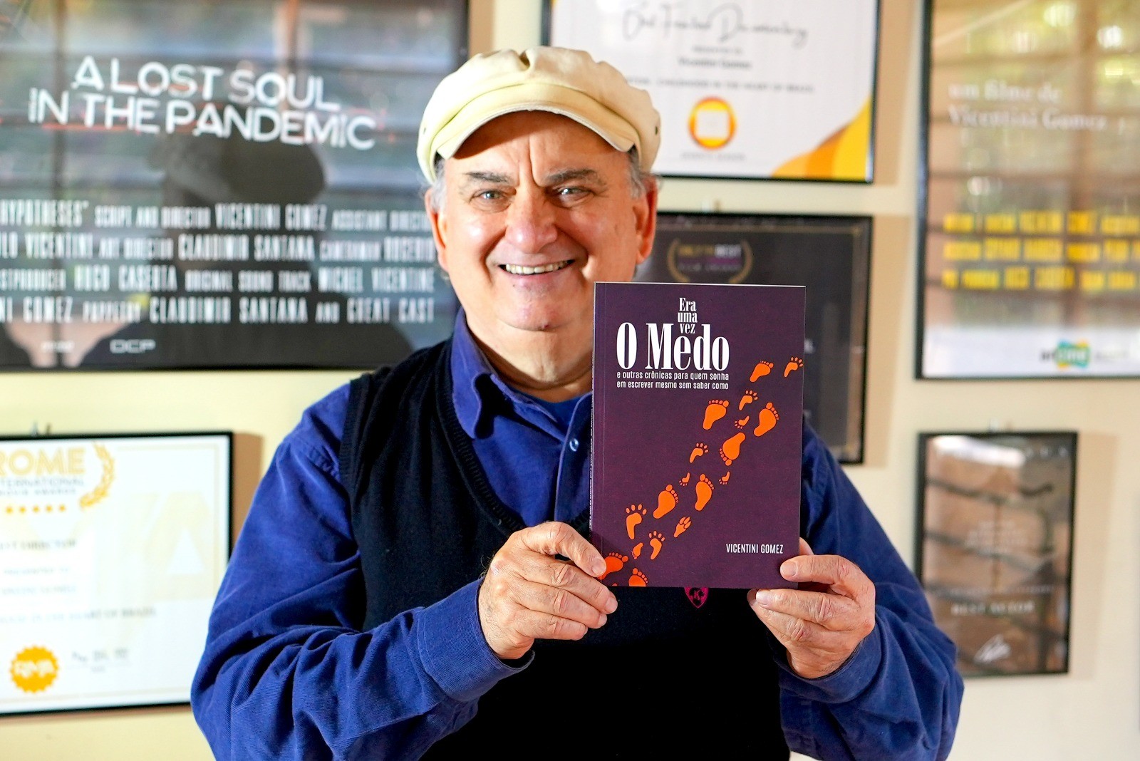 Após 15 anos pensando sobre as principais barreiras ao escrever, Vicentini Gomez lança o livro 'Era uma vez o medo'