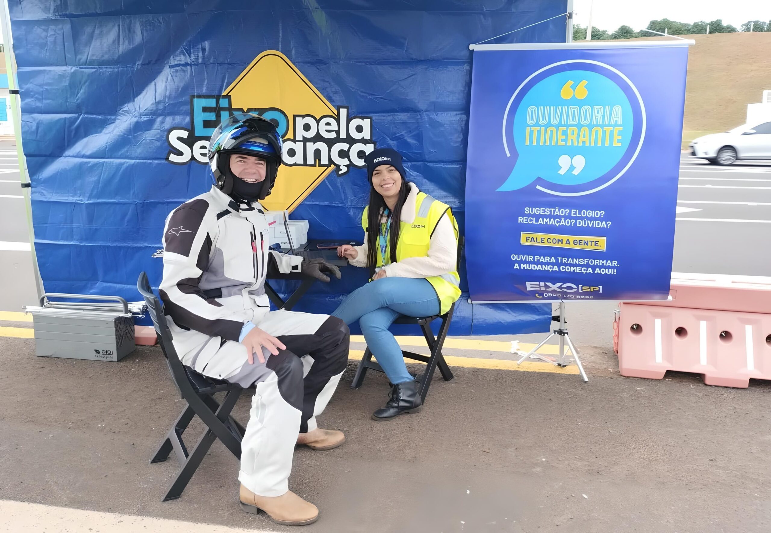 Ouvidoria Itinerante da concessionária Eixo SP presta atendimento a usuários da SP-425 nesta quarta-feira em Martinópolis