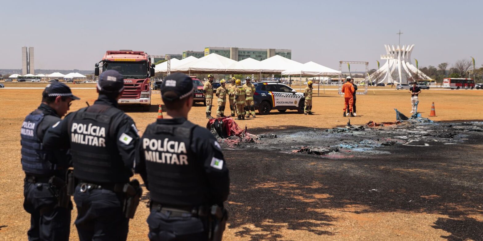 Preso por incendiar banheiros químicos vive em situação de rua, diz PM