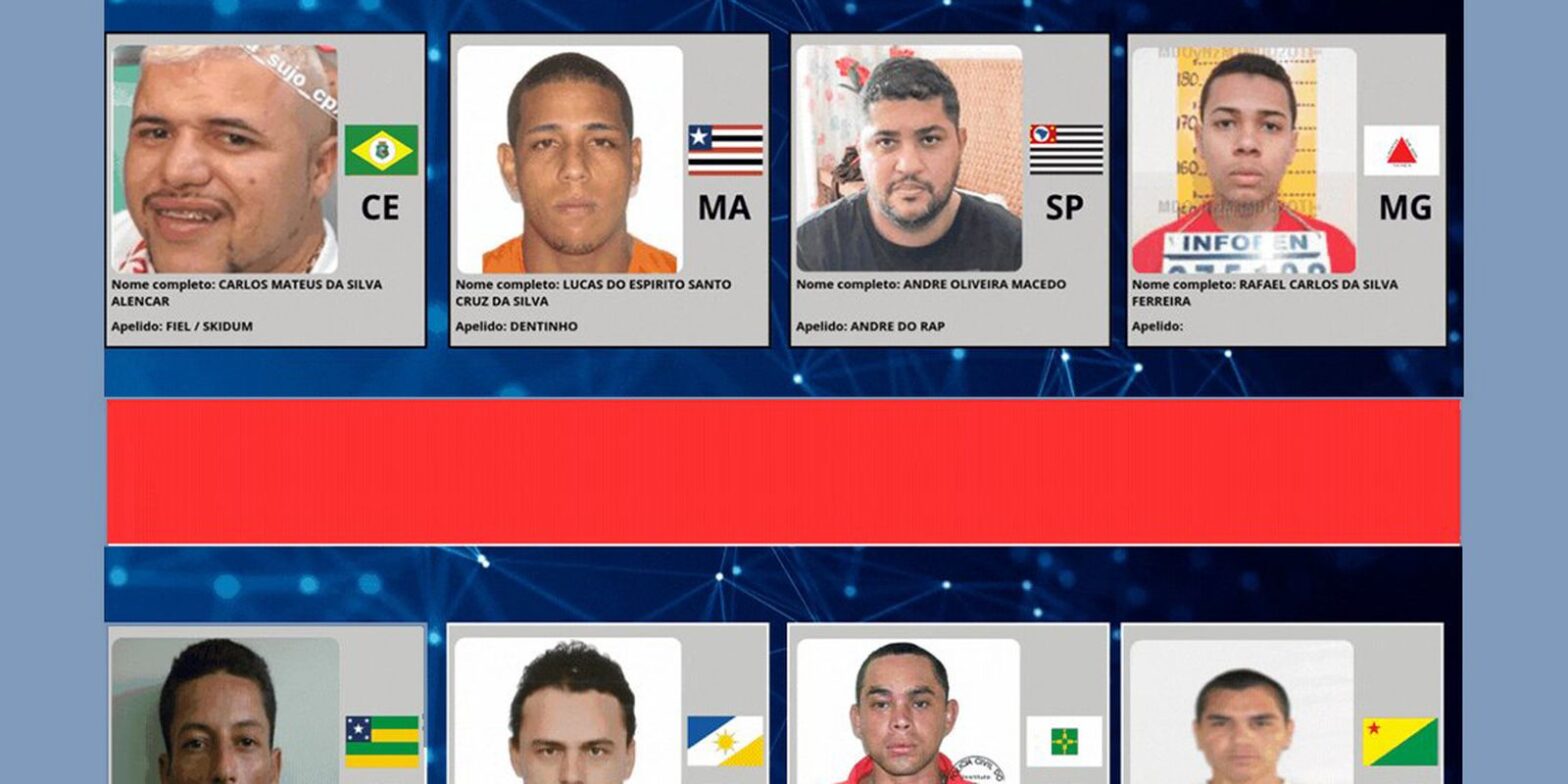Ministério da Justiça lança site com foragidos mais procurados do país