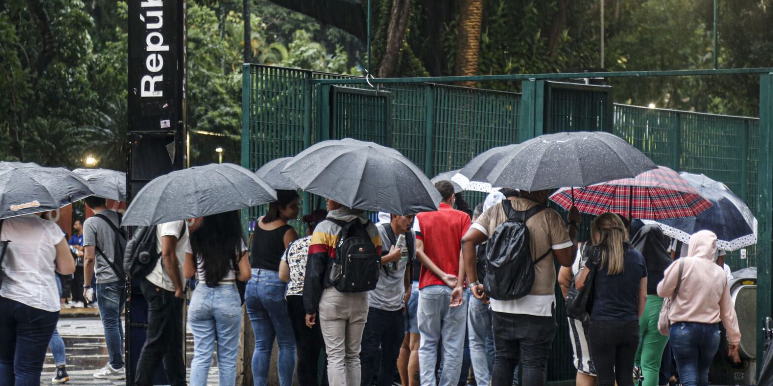 Frente fria e chuvas devem atingir São Paulo no fim de semana