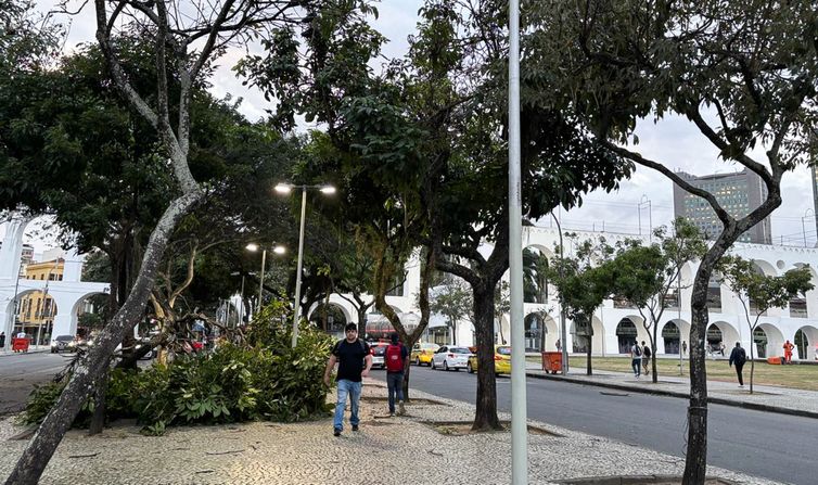 Rio de Janeiro - 29/07/2026 - ventania causa estragos no Rio. Foto Tânia Rêgo/Agência Brasil