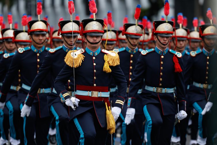 Rio de Janeiro (RJ), 07/09/2026 – Desfile cívico-militar no Dia da Independência, na Avenida Presidente Vargas.  Foto: Fernando Frazão/Agência Brasil